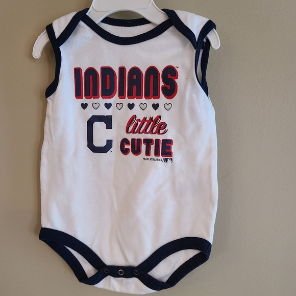 Cleveland Indians Onsie. 6-9 months. EUC. - Picture 1 of 3